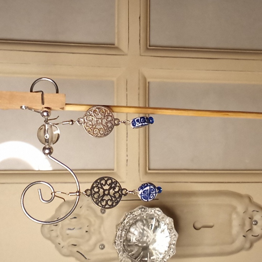 Hand crafted dangle earrings